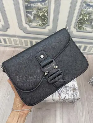 Premium Quality Thick Leather Unisex Dior Sidebag.