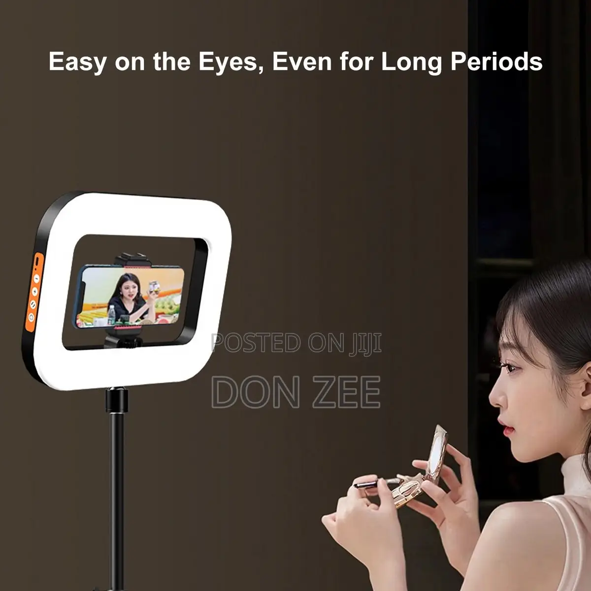 Portable Handheld and Stand Led Rings Light for Filming Makeup