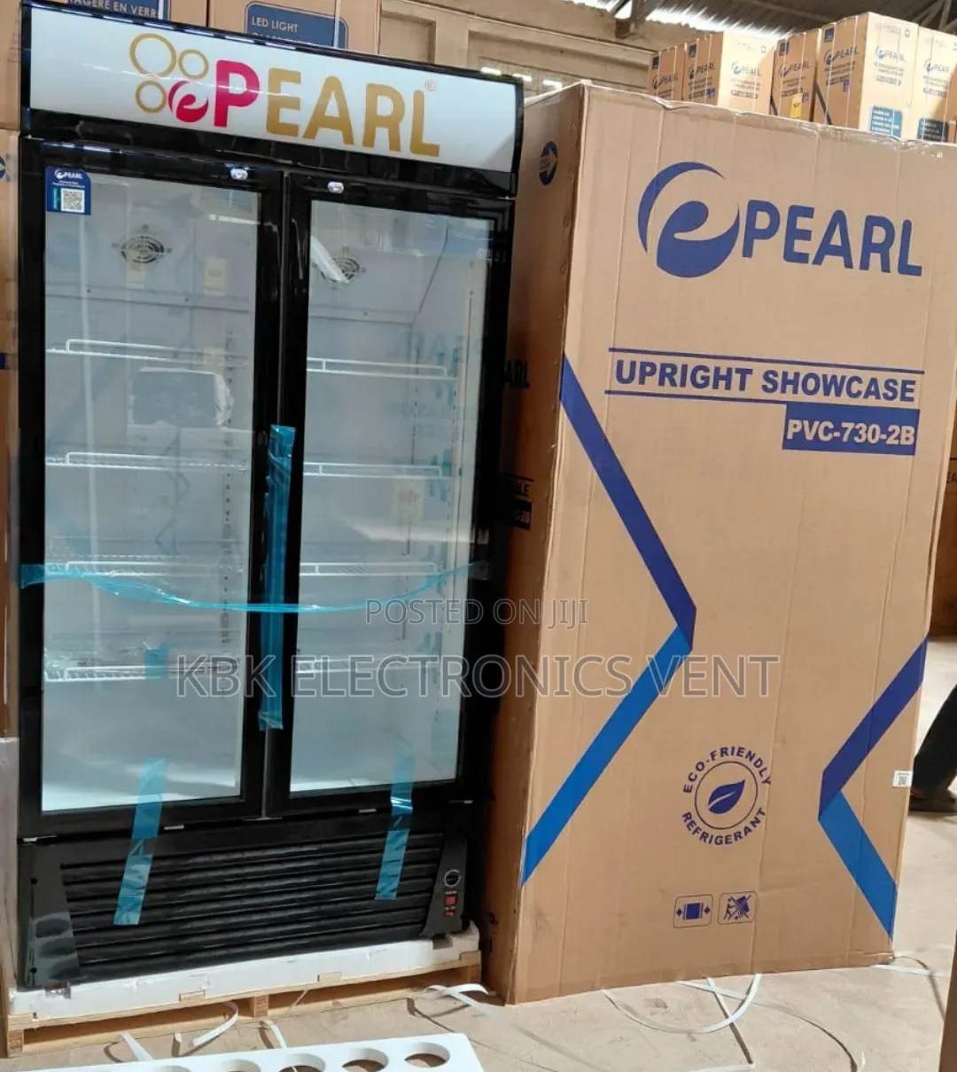 Pearl 610liters Beverage Display Refrigerator