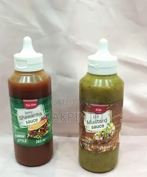 Mustard Sauce. Shawarma Sauce