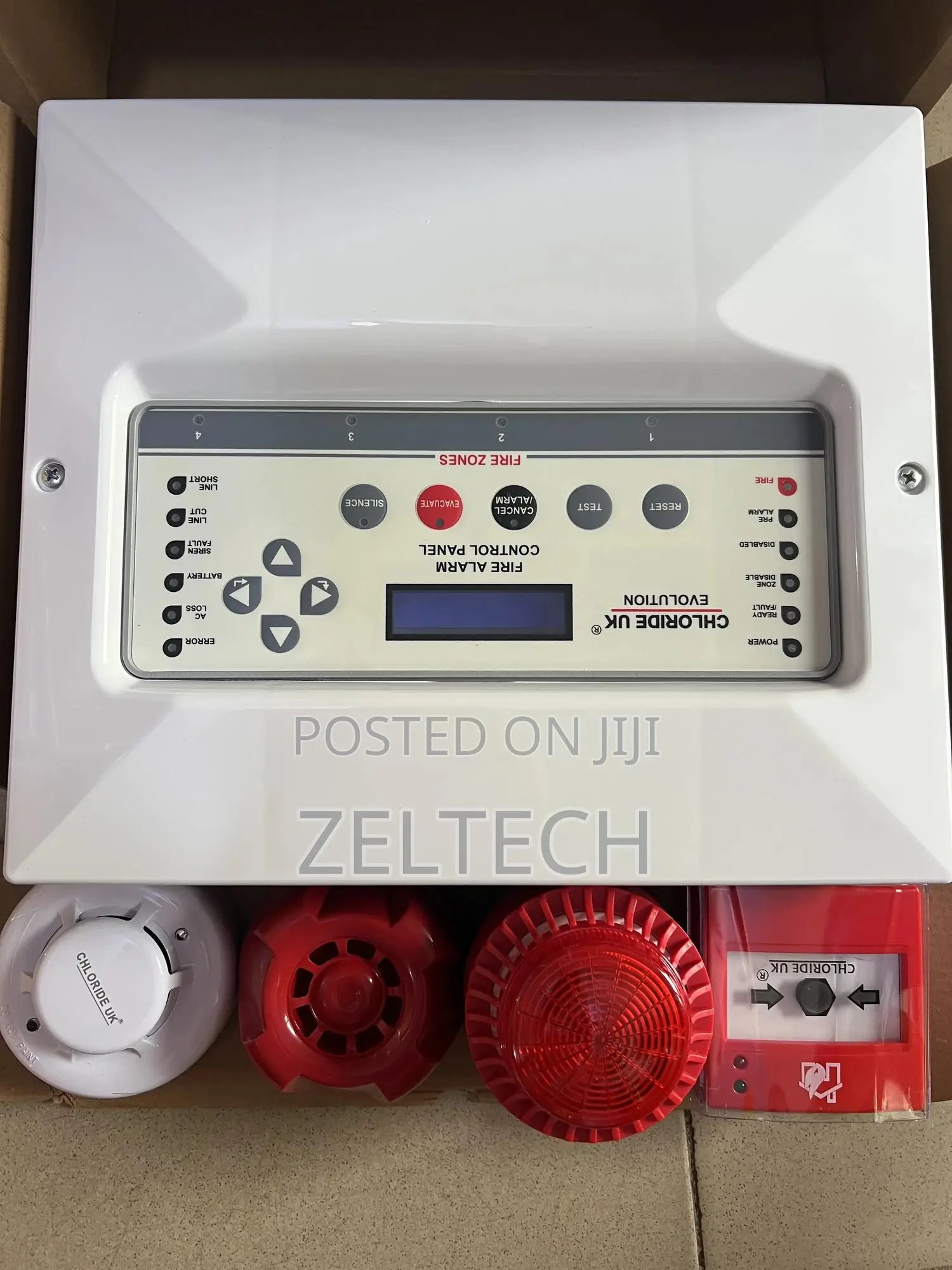 Fire Alarm System (Chloride Panel )2, 4 And 8 Zone