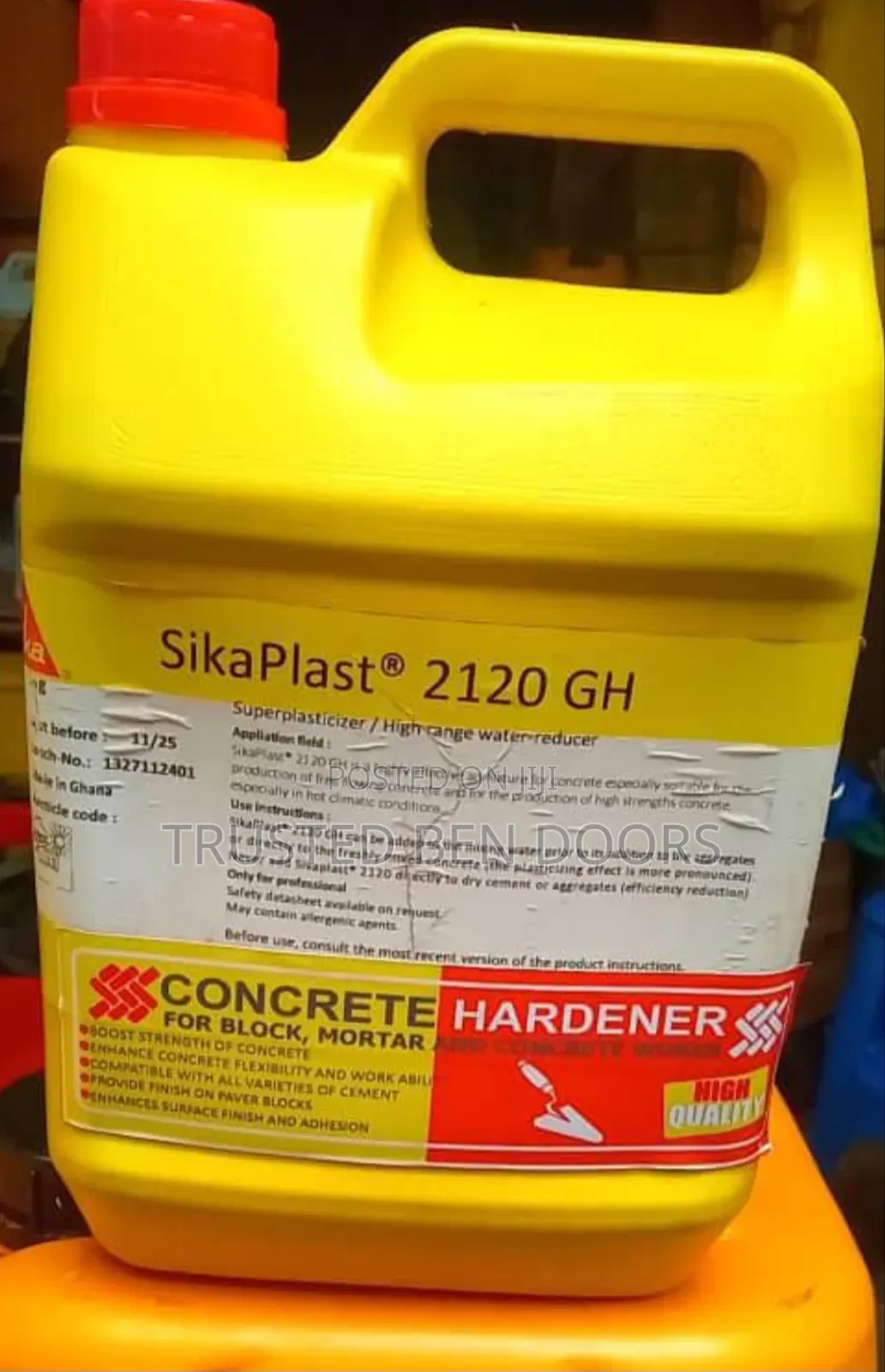 Sikalatex Hardener for Concrete and Mortar Works (5 Litres)