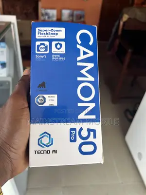 New Tecno Camon 50 Pro 256 GB Blue