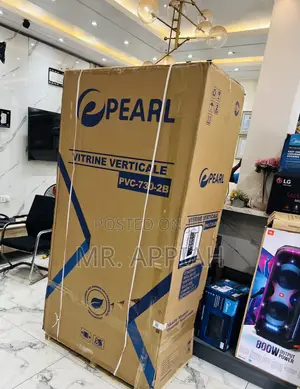 Sleek Pearl Pvc—730-2b 1 Door Electric Display Fridge(Glass Door)610l