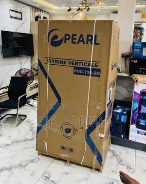 Get Pearl Pvc—730-2b 610l 2 Door Display Fridge(Glass Door).