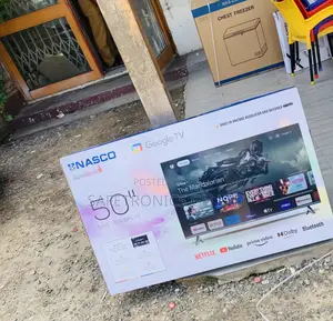 Super Sleek Nasco 50" Uhd Smart Tv Frameless