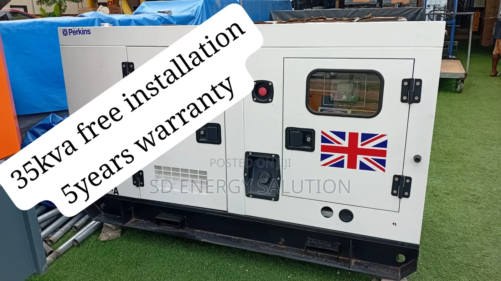 Industrial Perkins 35kva Diesel Generator – Built for Heavy Use