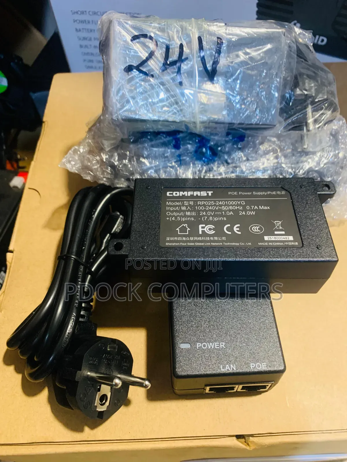 Comfast 24v Poe Lan Adapter