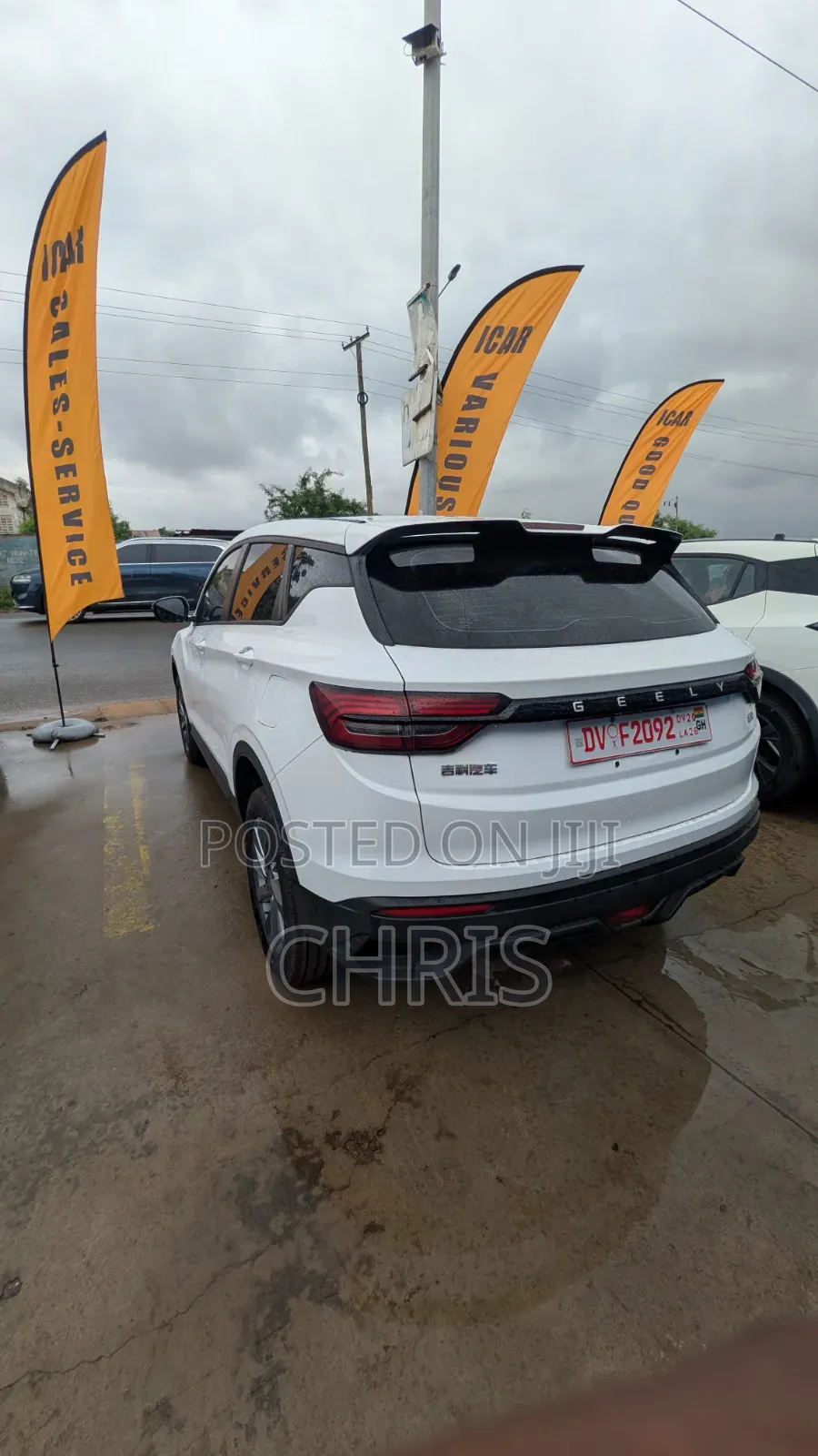 New Geely Coolray 2025 White
