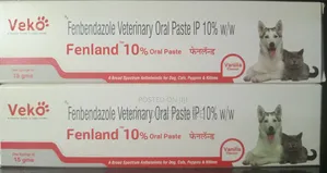 Fenbendazole Oral Paste Vanilla Flavor (Dewormer) for Dog