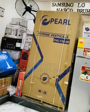 Exclusive Glass Pearl PVC-730-2b Double Door Display Fridge