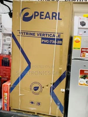 Authentic Pearl PVC-730-2b Double Door Display Fridge