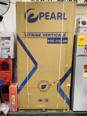 Try Unique Pearl PVC-730-2b Double Door Display Fridge