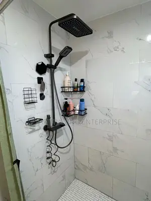 Black Anti Rust Shower