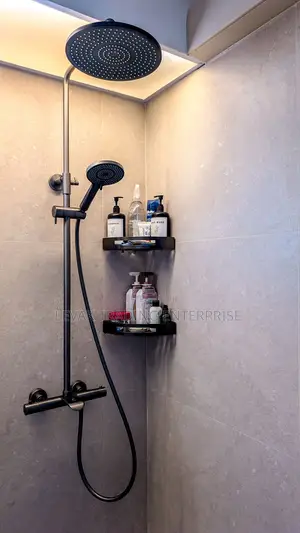 Black Anti Rust Shower