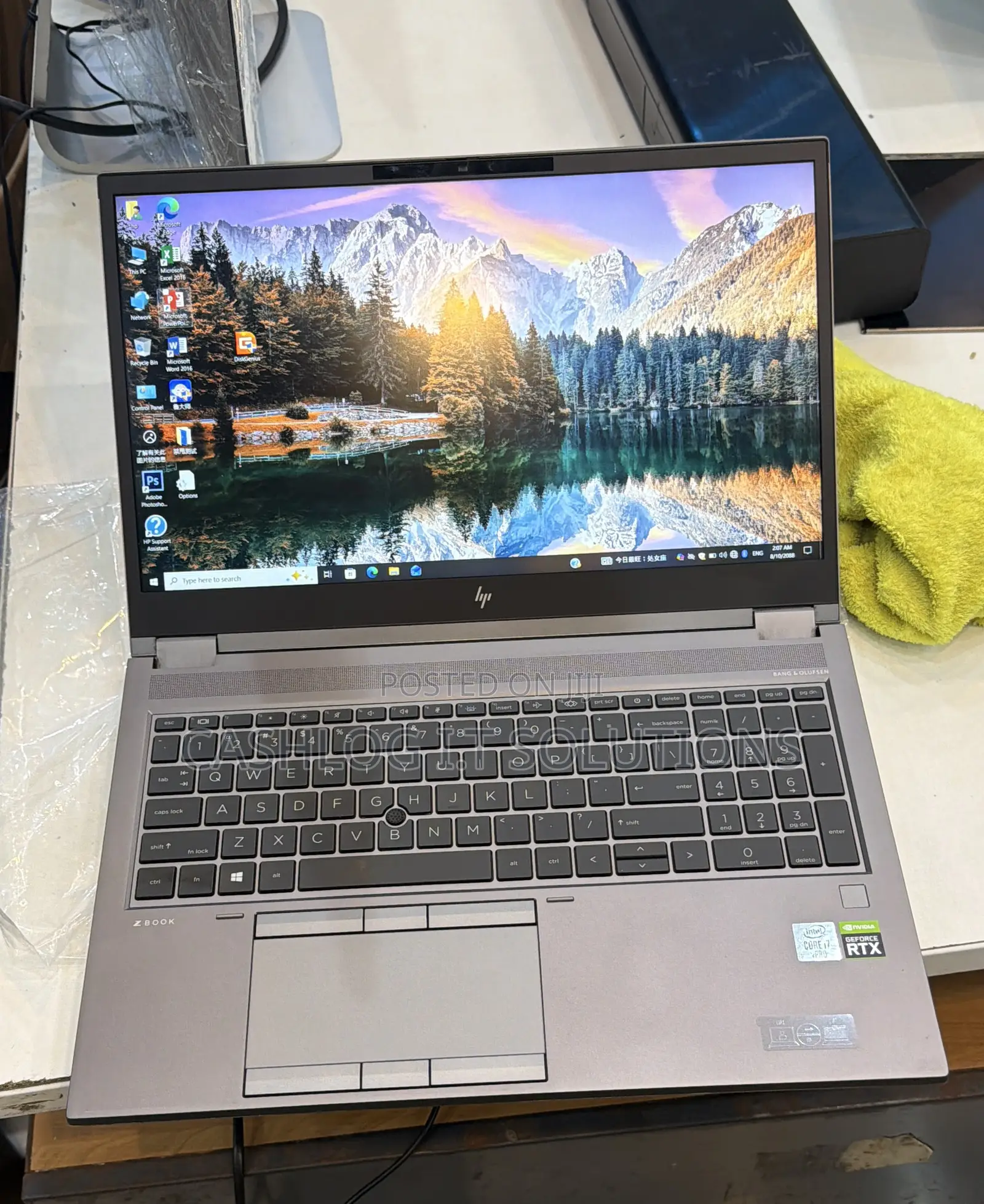 Laptop HP Zbook Fury 15 G7 16GB Intel Core i7 SSD 512GB