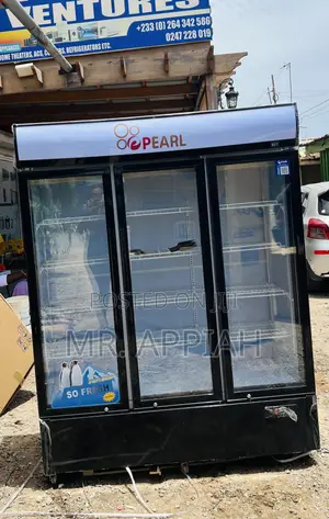 Check Out Pearl 3 Door Beverage Cooler(Glass Door) 