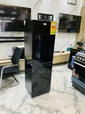 Ultra Modern Black Double Door Fridge Nasco Nasd2-24fl