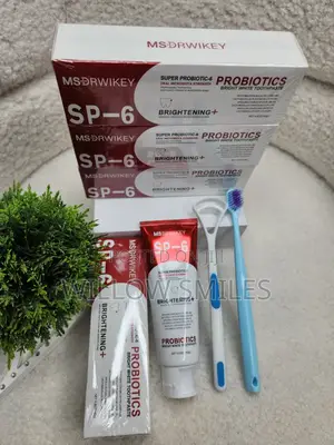 Msdrwikey Sp6 Toothpaste | Tongue Scraper | Teeth Brush