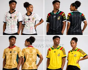 Ghana Jersey or Black Star Jersey Available