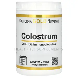 Colostrum, Immune and Gut Health, Minimum 20% Igg, 200g