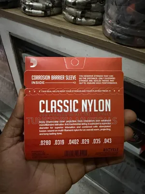d'Addario Ej27n Silver-Plated Nylon Core Classical Guitar Strings