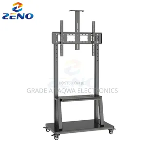 360-Degree Movable 60-100 Inches Mobile Tv Stand
