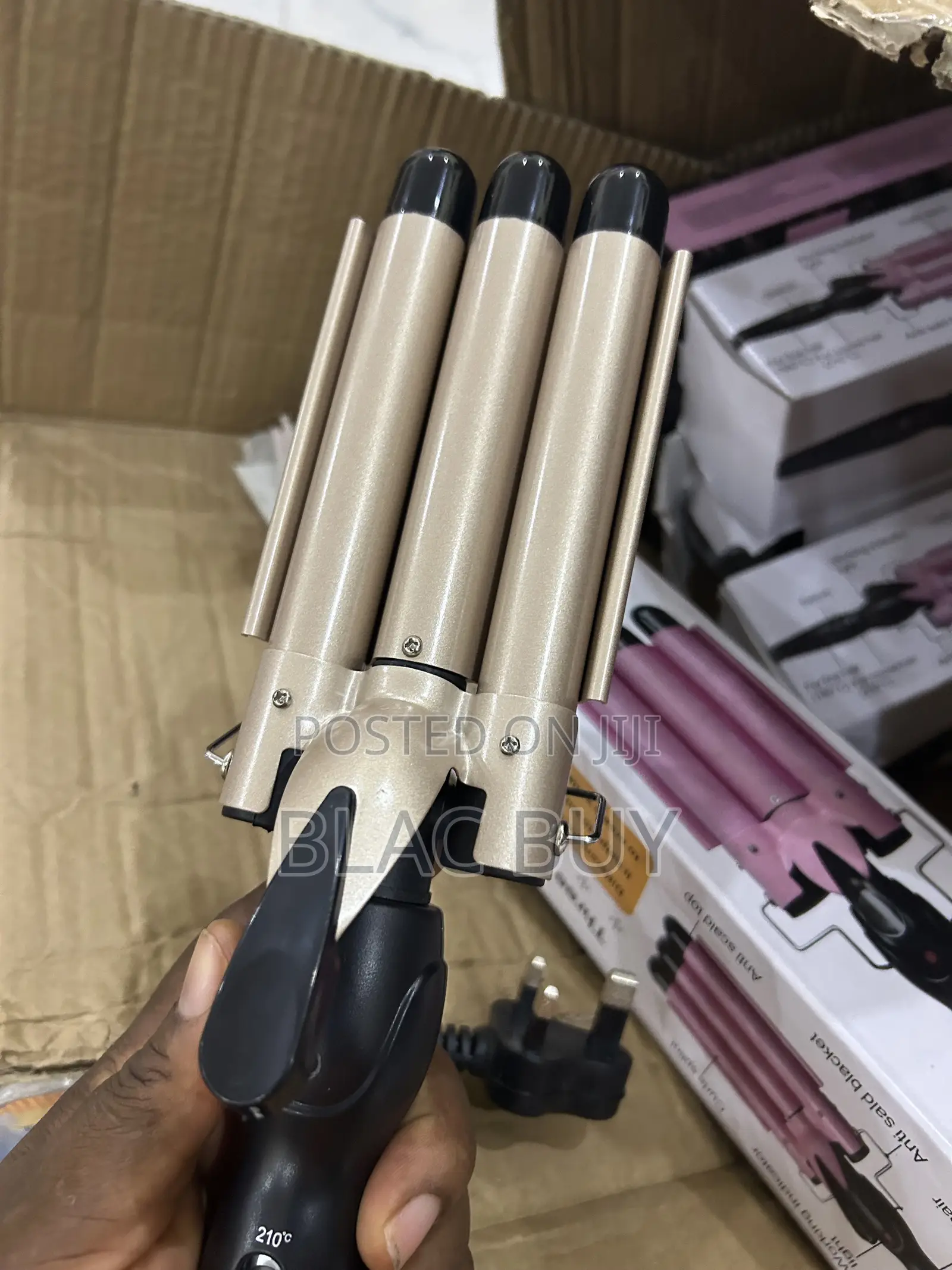 3 Barrels Hair Curler Water Wave