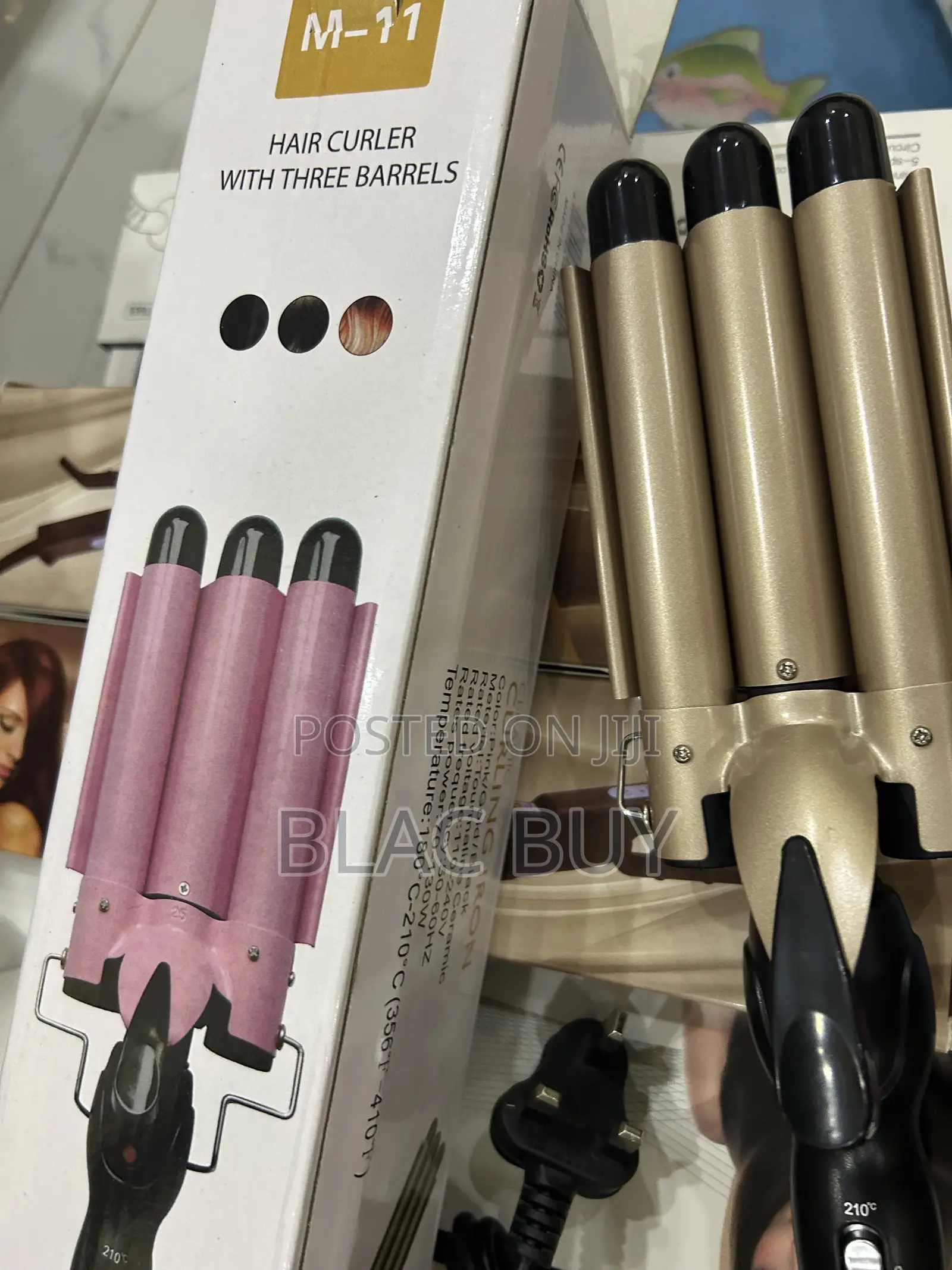 3 Barrels Hair Curler Water Wave