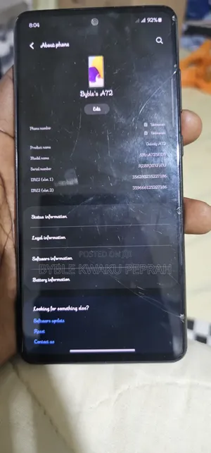Samsung Galaxy A72 128 GB Black