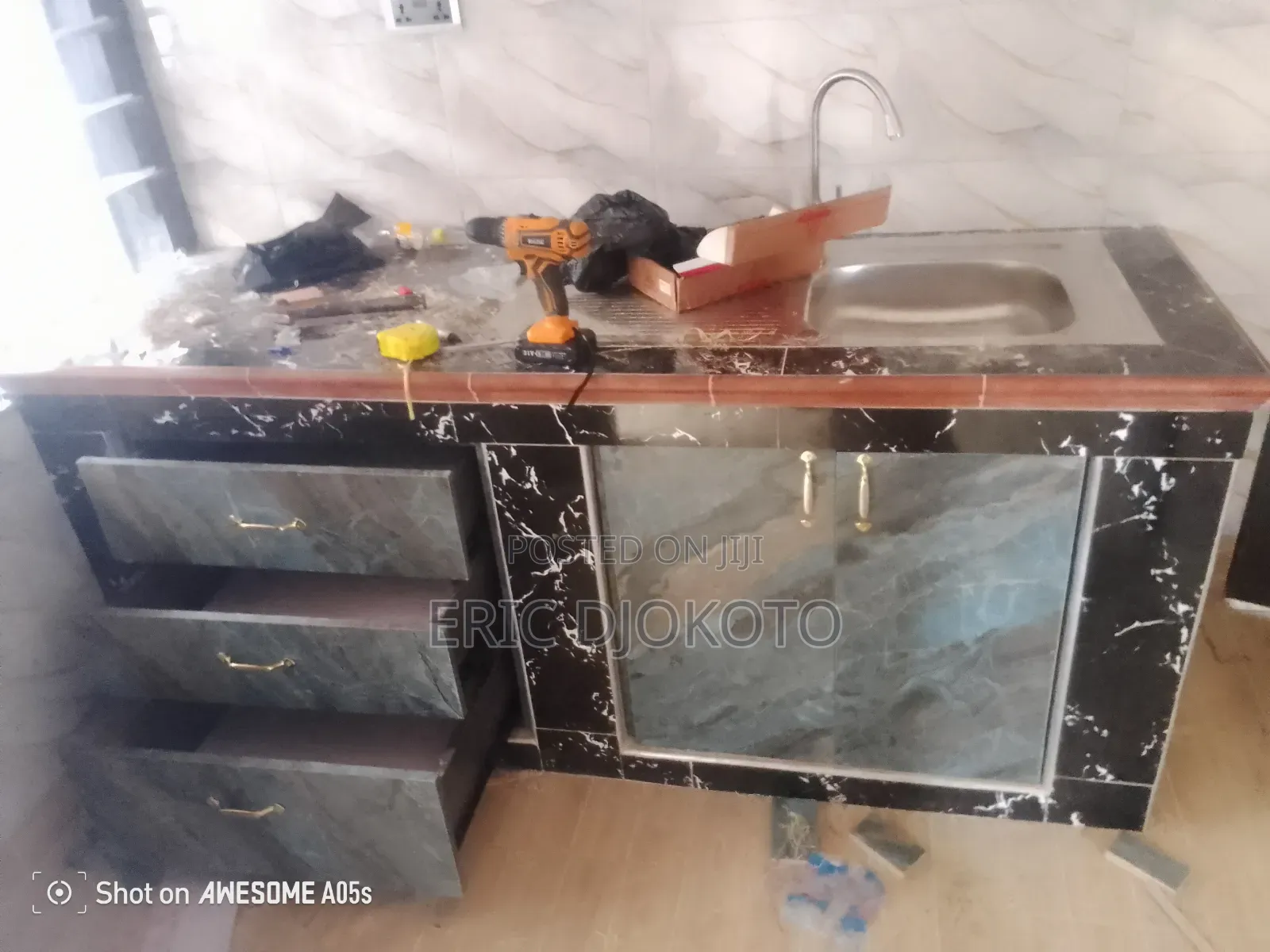 Multi Colored Kitchen Cabinets