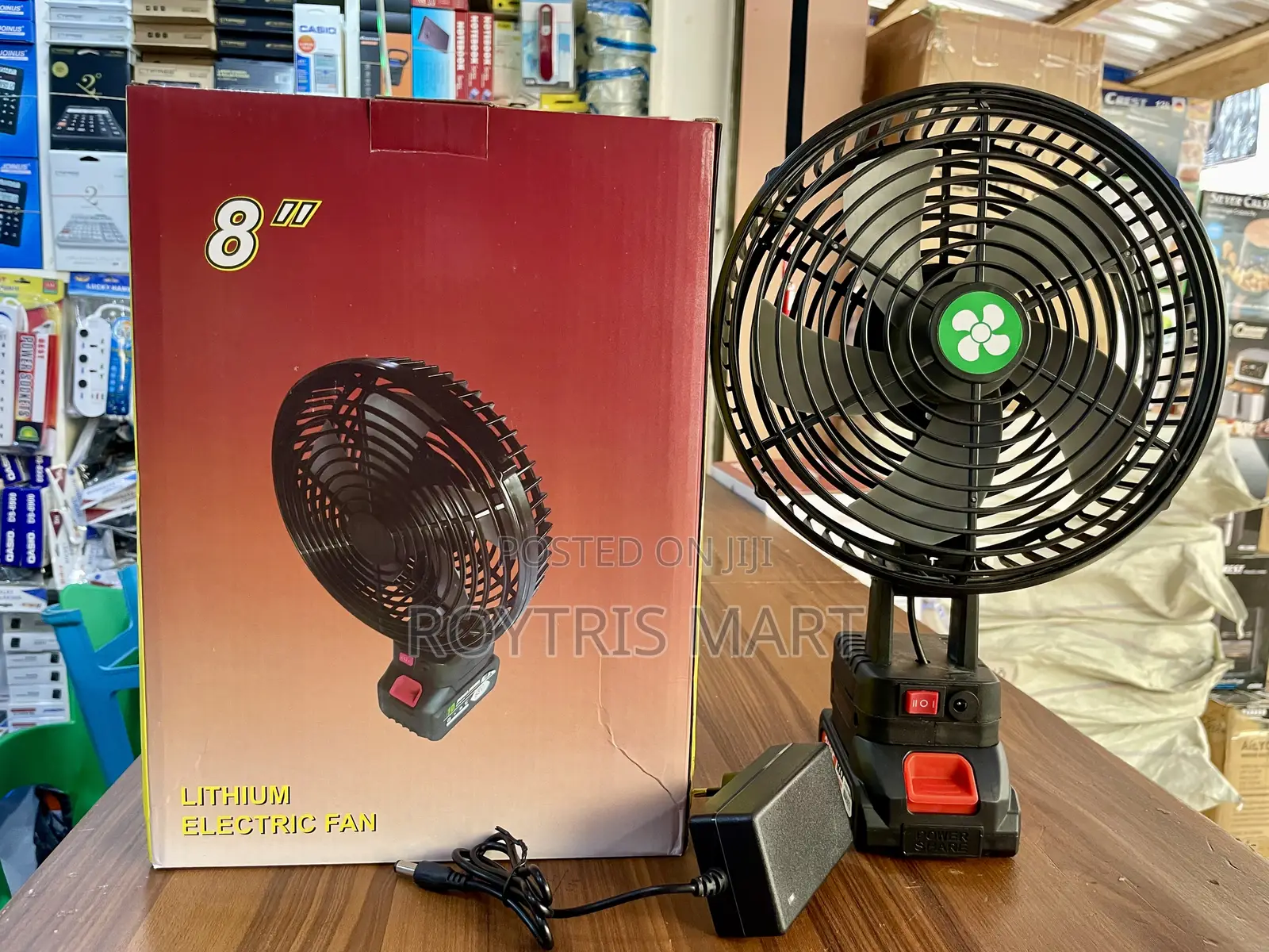 Introducing the New 8” Rechargeable Fan That Last for 12 Hours