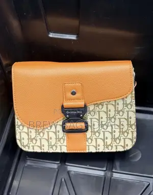 Branded Quality Leather Dior Side Bag.