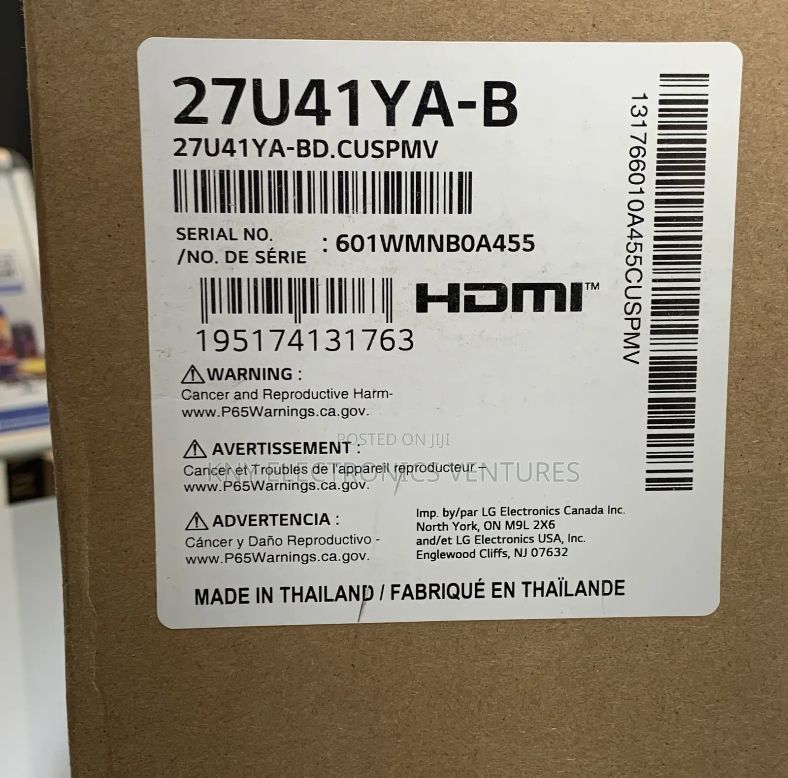 Lg 27inches Monitor