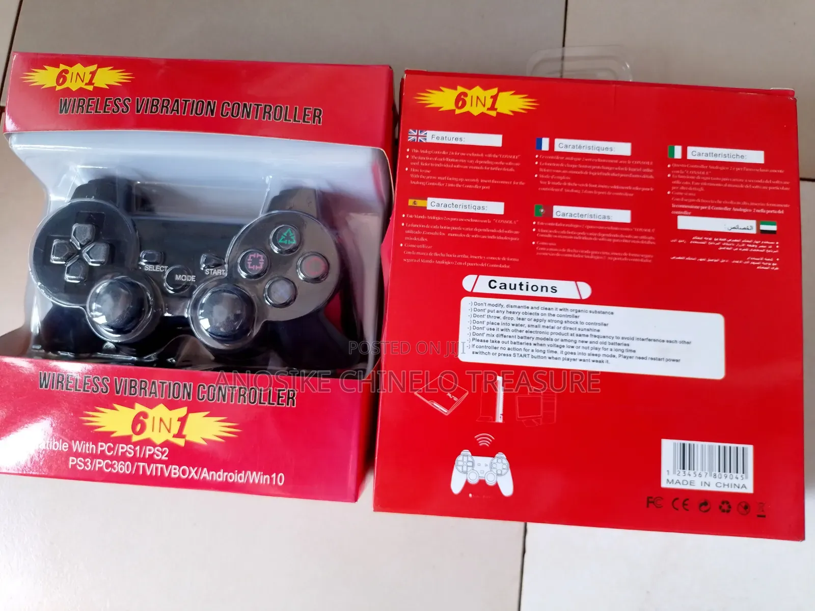 6 in 1 Wireless Game Controller
