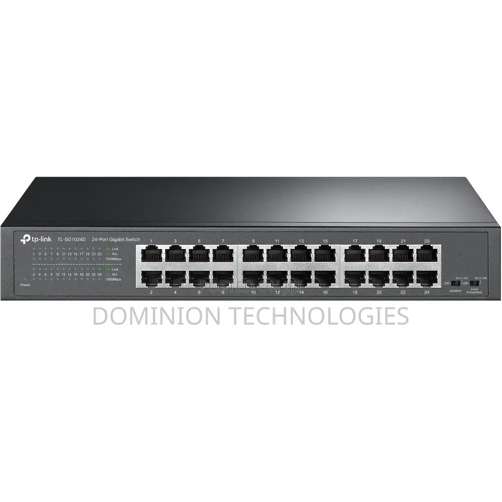 Tp-Link 24-Port Gigabit Desktop/Rackmount Switchtl-Sg1024d