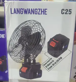 Langwangzhe Rechargeable Fan (2 Batteries )