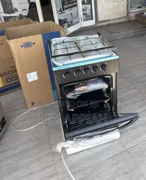 Efficient and Reliable Midea 4 Gas Burner With Grill(Glass Lid) Black