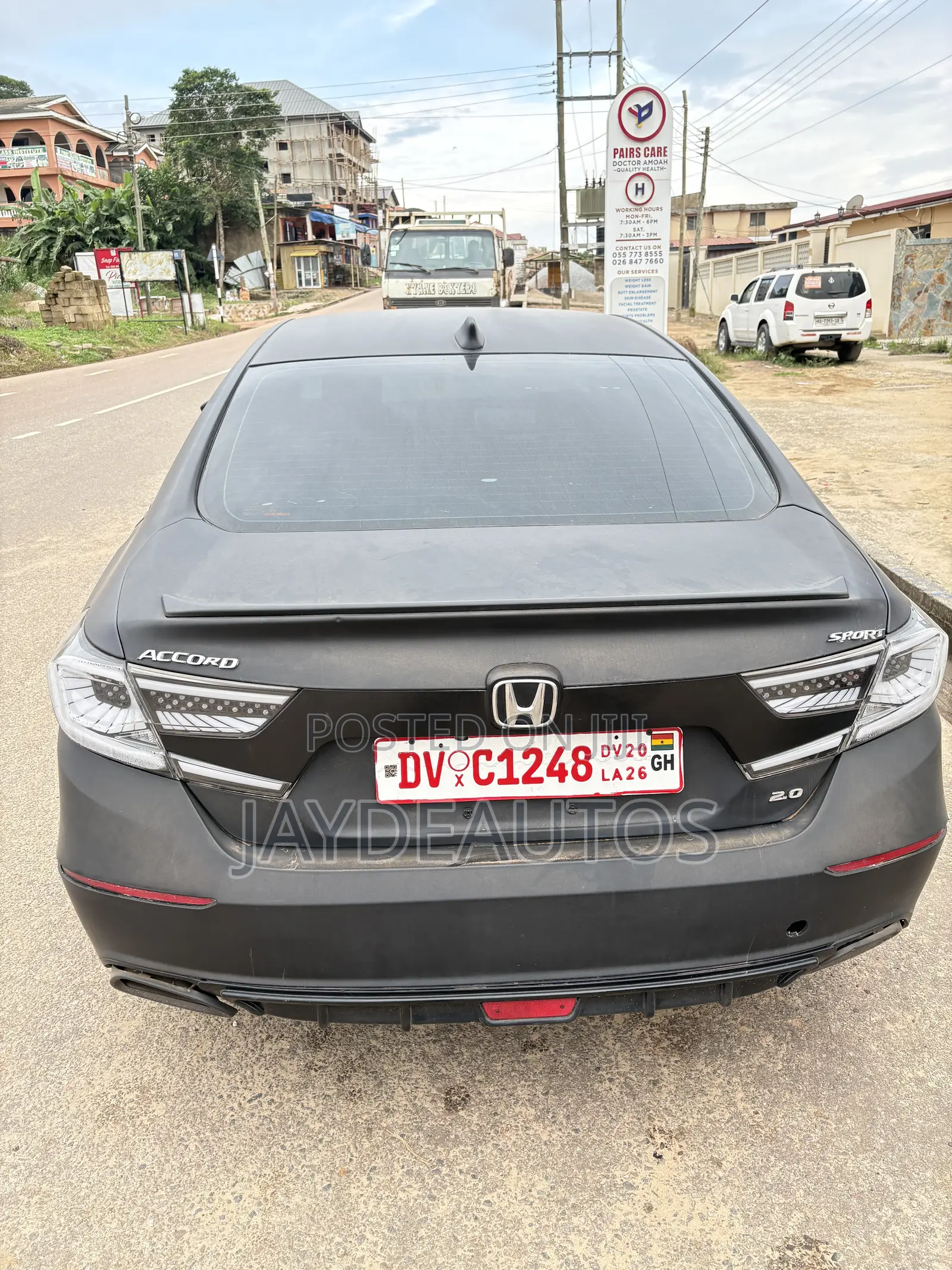 Honda Accord Sport 2.0T 2018 Matt Black