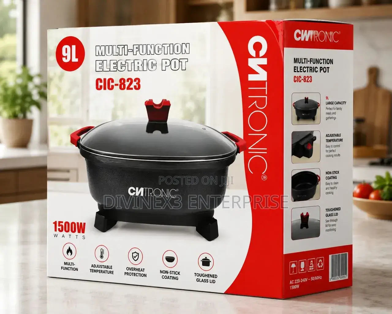 Cmtronic 9l Multi-Function Electric Pot