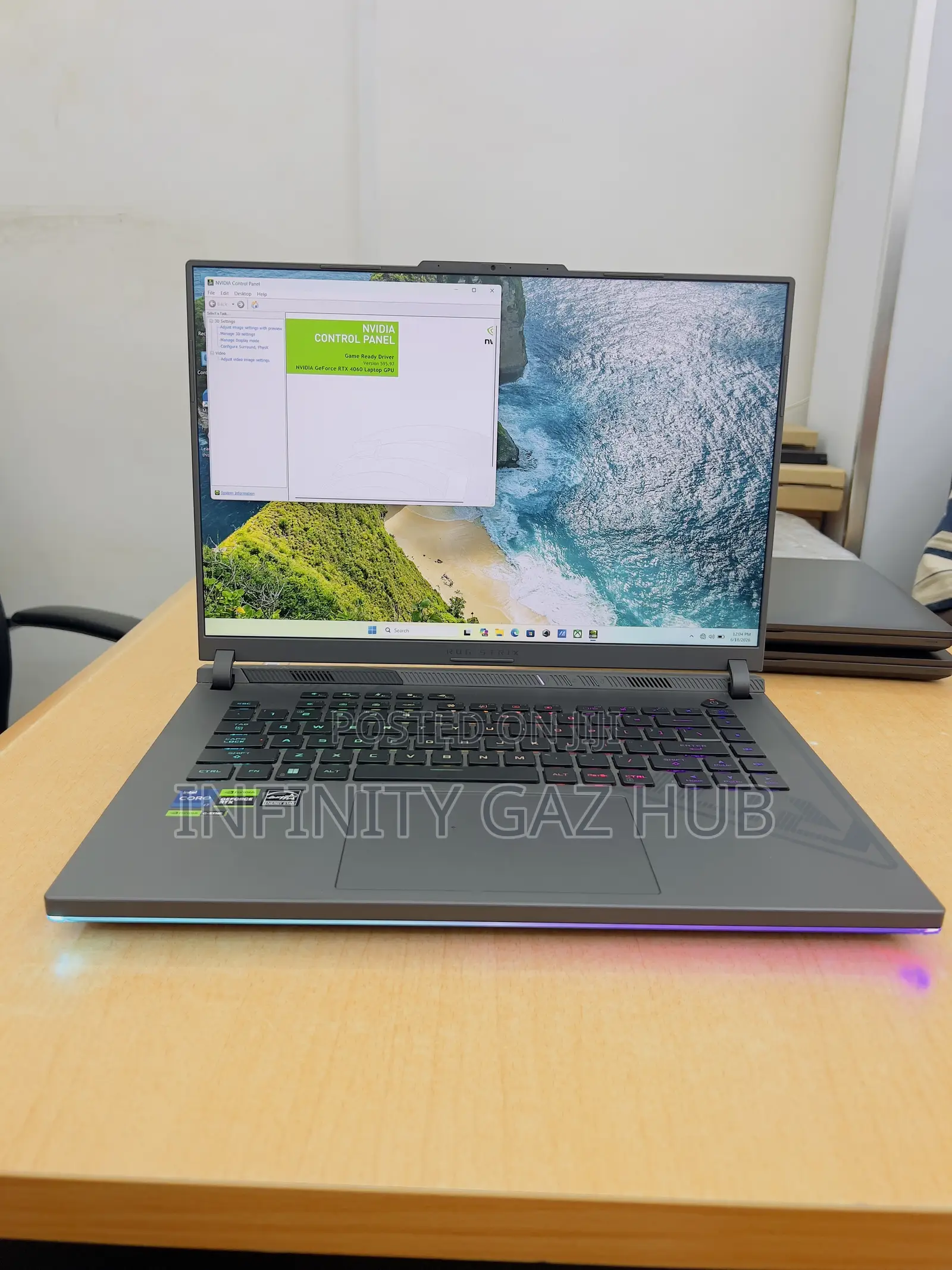 Laptop Asus ROG Strix G16 G614 16GB Intel Core i7 SSHD (Hybrid) 1T
