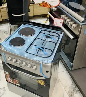 Trust Original Ferre 2 Gas + 2 Electric Cooker Grey 60x60