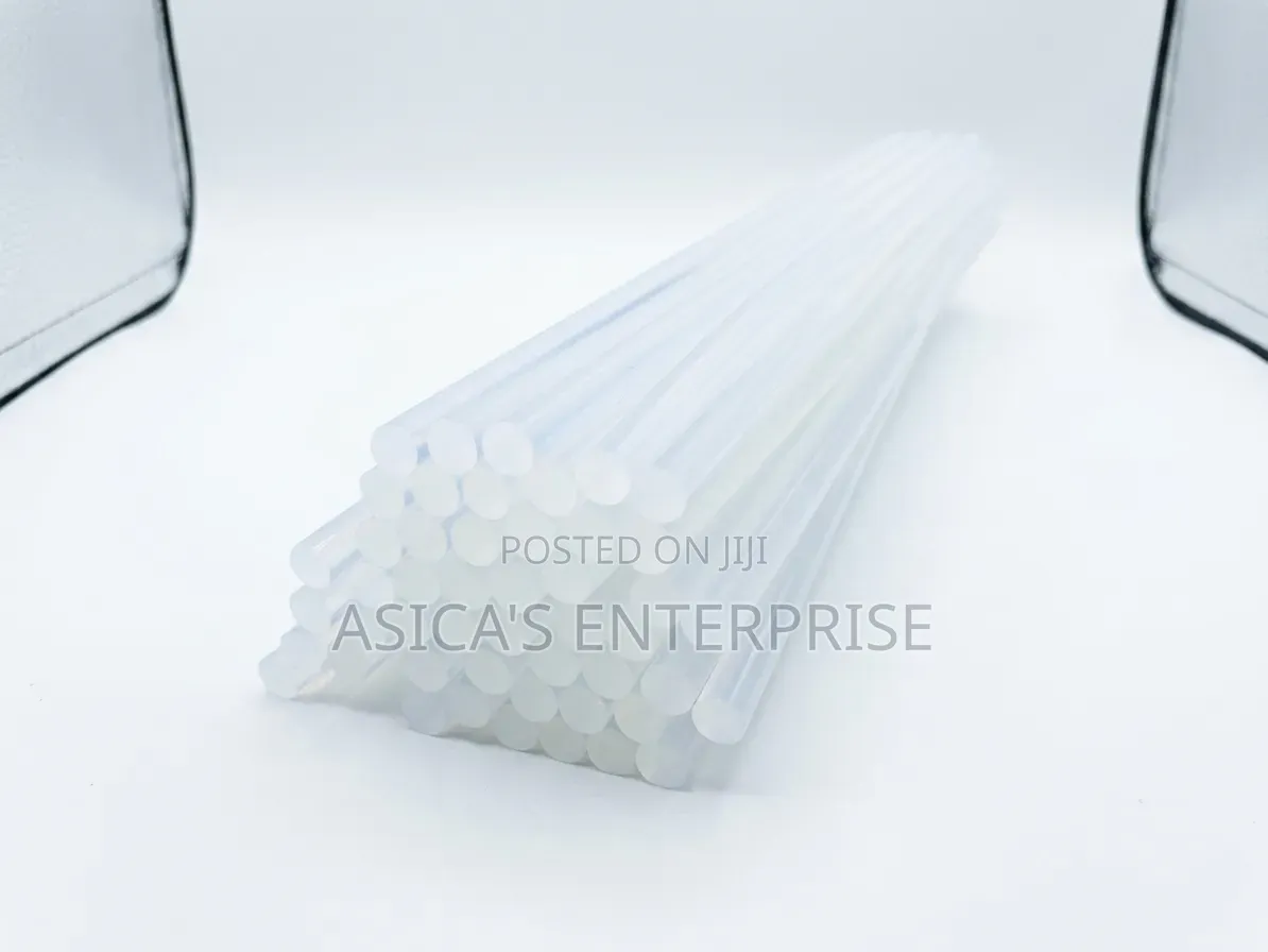 50 Pcs Clear Hot Glue Sticks 7mm × 300mm – Pack For Glue