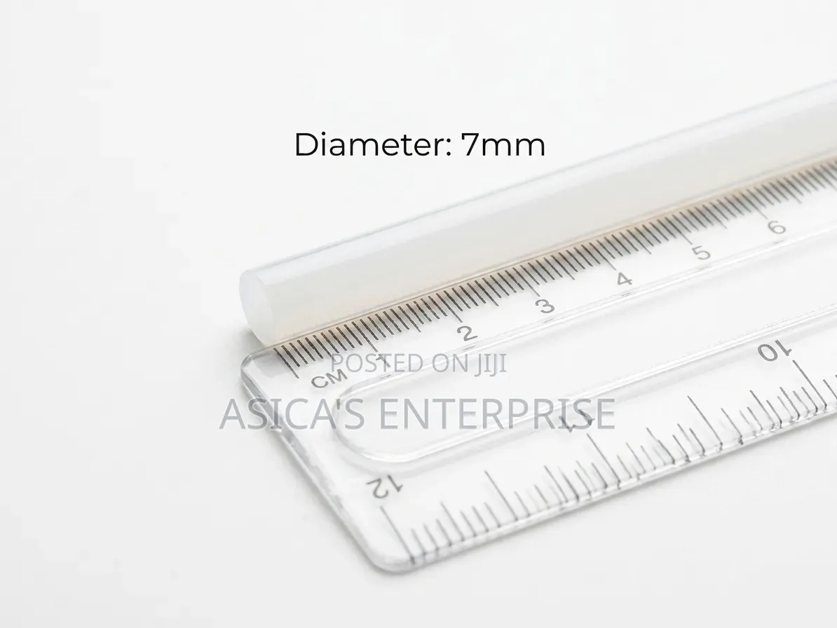 50 Pcs Clear Hot Glue Sticks 7mm × 300mm – Pack For Glue