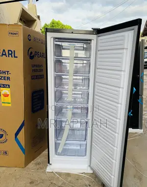 Shop Premium Pearl Single Door Upright Standing Freezer(Gray)Puf 370