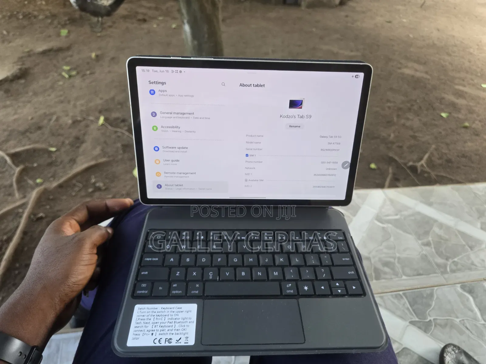 New Samsung Galaxy Tab S9 128 GB Gray
