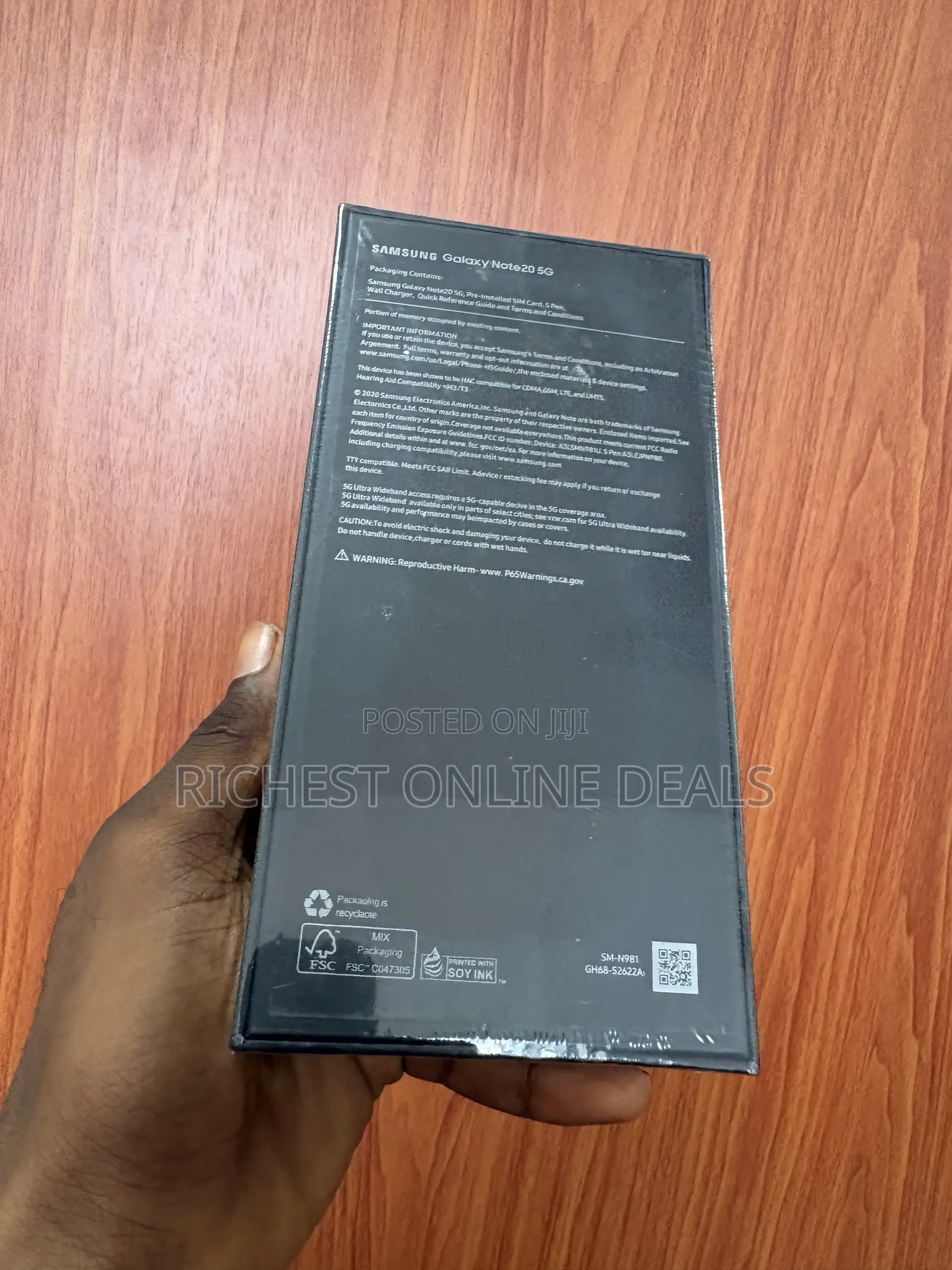 New Samsung Galaxy Note 20 5G 256 GB Black