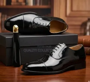 Patent Leather Office Shoe Mirror