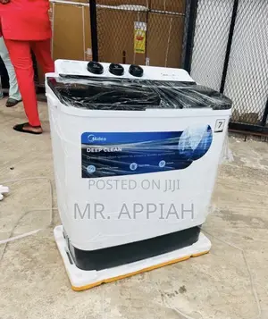 Efficient Midea 7kg Spin Dry Washing Machine(Spin Dry) White