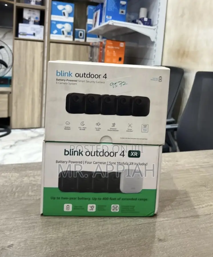 Latest and Affordable Blink Outdoor 4 Cam(Black)
